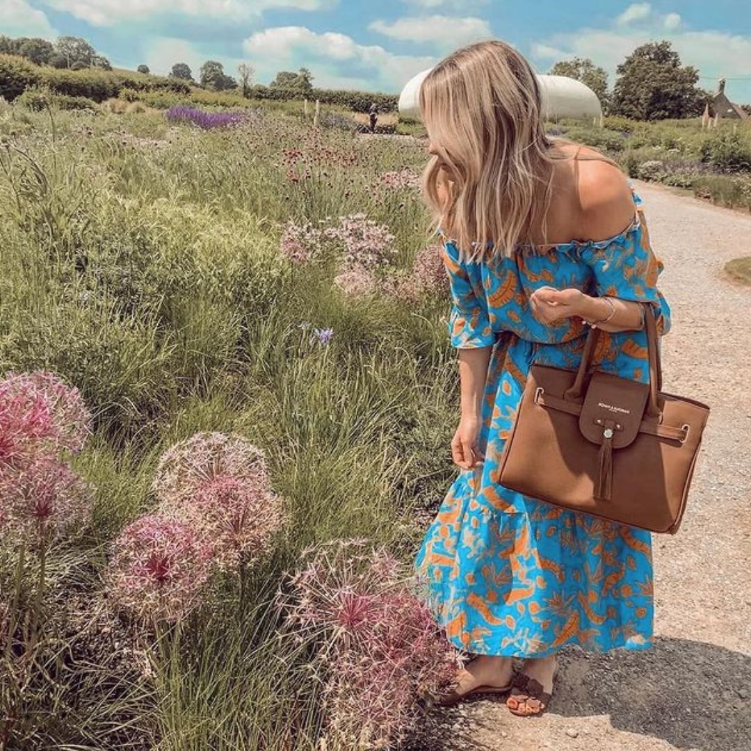 Fairfax & Favor Windsor Leather Handbag in Tan