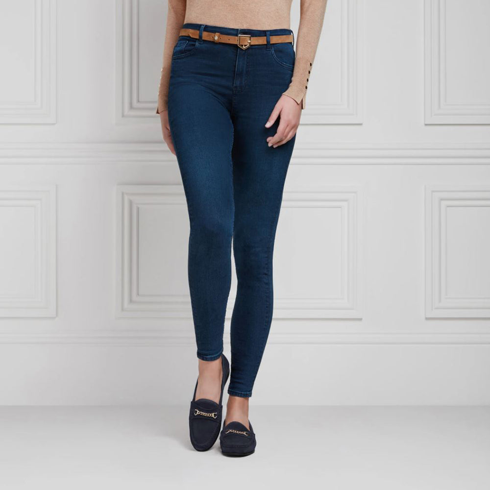 Fairfax & Favor Women's Apsley Suede Loafer in Navy