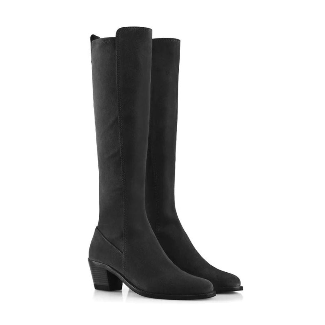 Fairfax & Favor Belgravia Heeled Tall Boot in Black