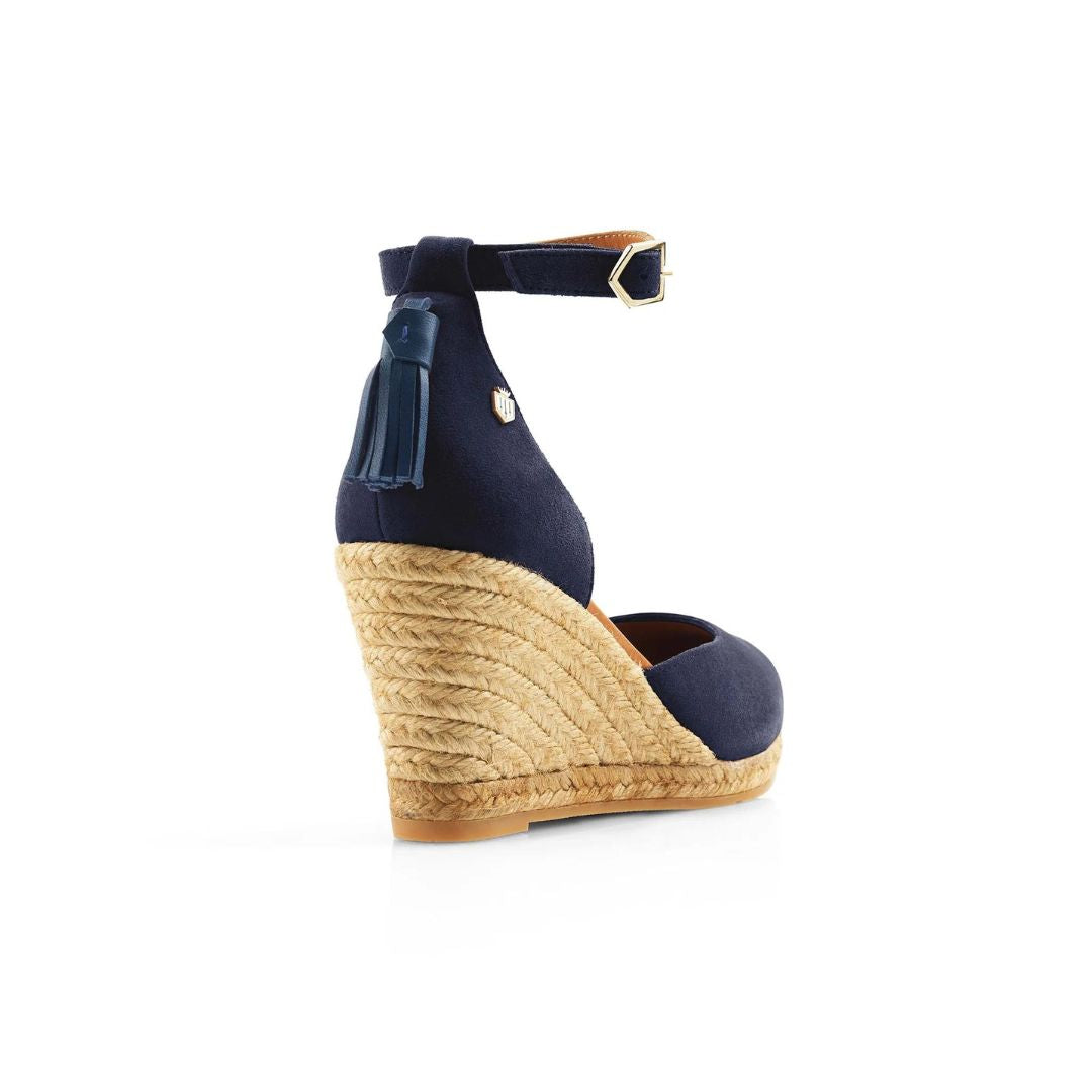Fairfax & Favor Women's Monaco Wedge in Navy