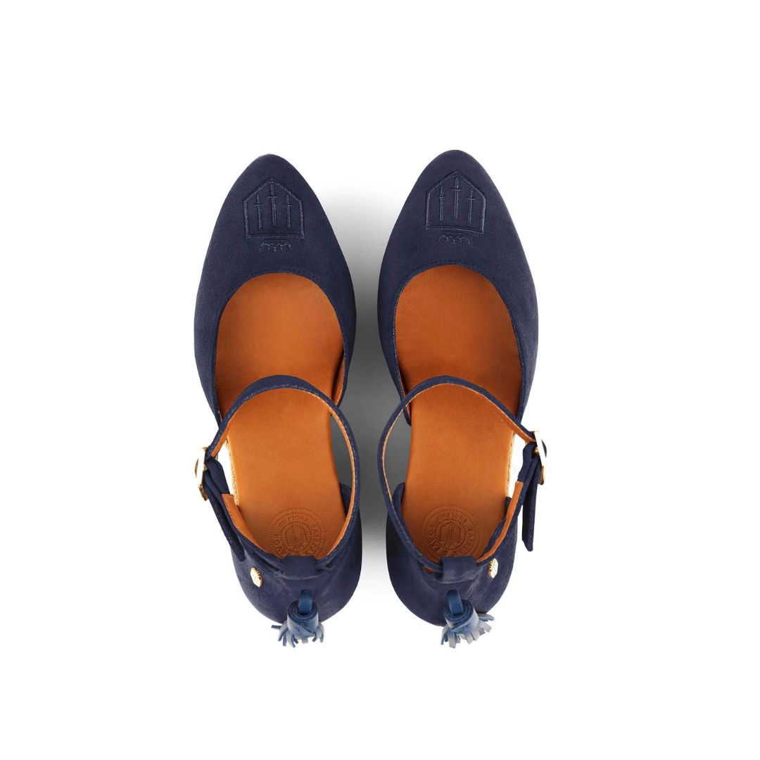 Fairfax & Favor Women's Monaco Wedge in Navy