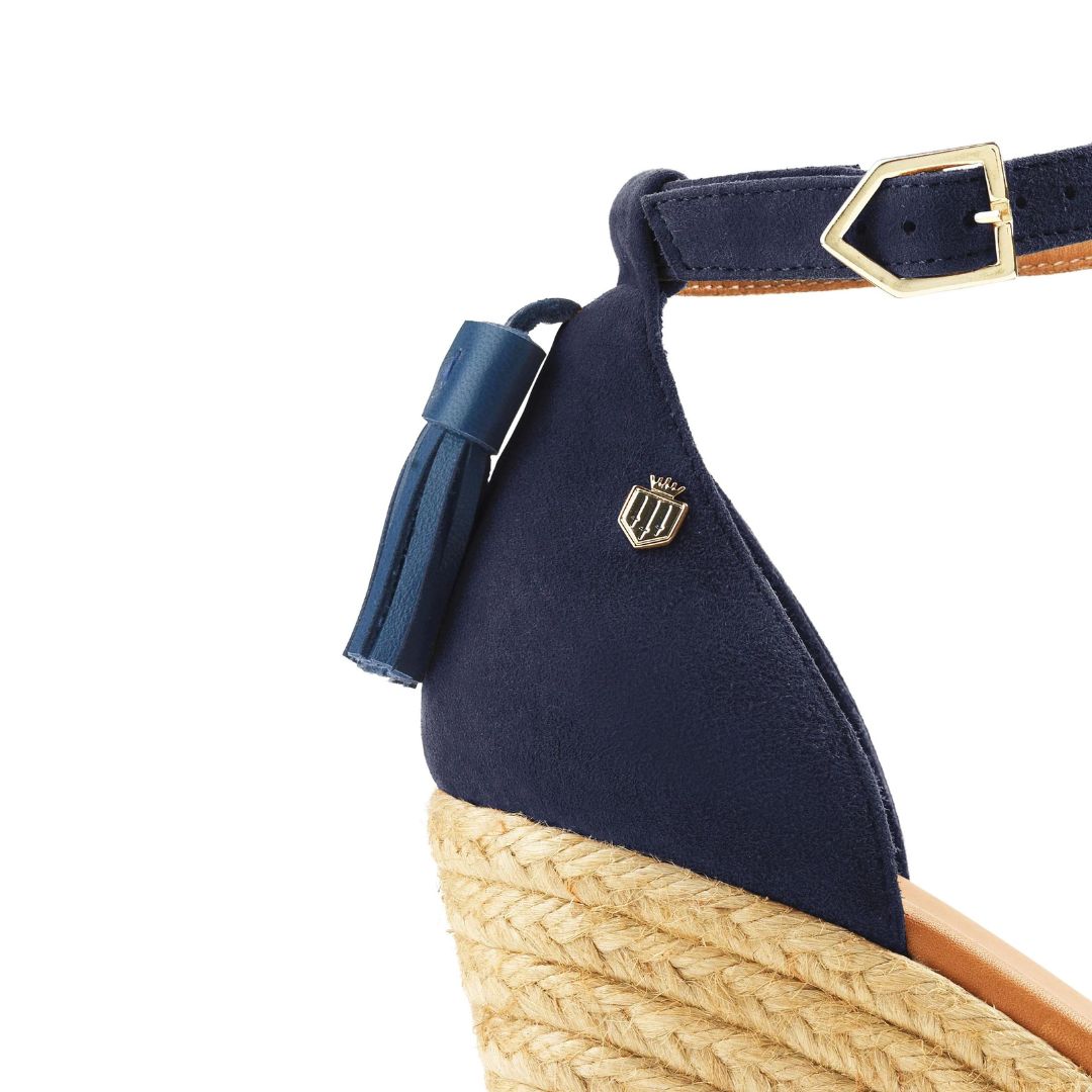 Fairfax & Favor Women's Monaco Wedge in Navy