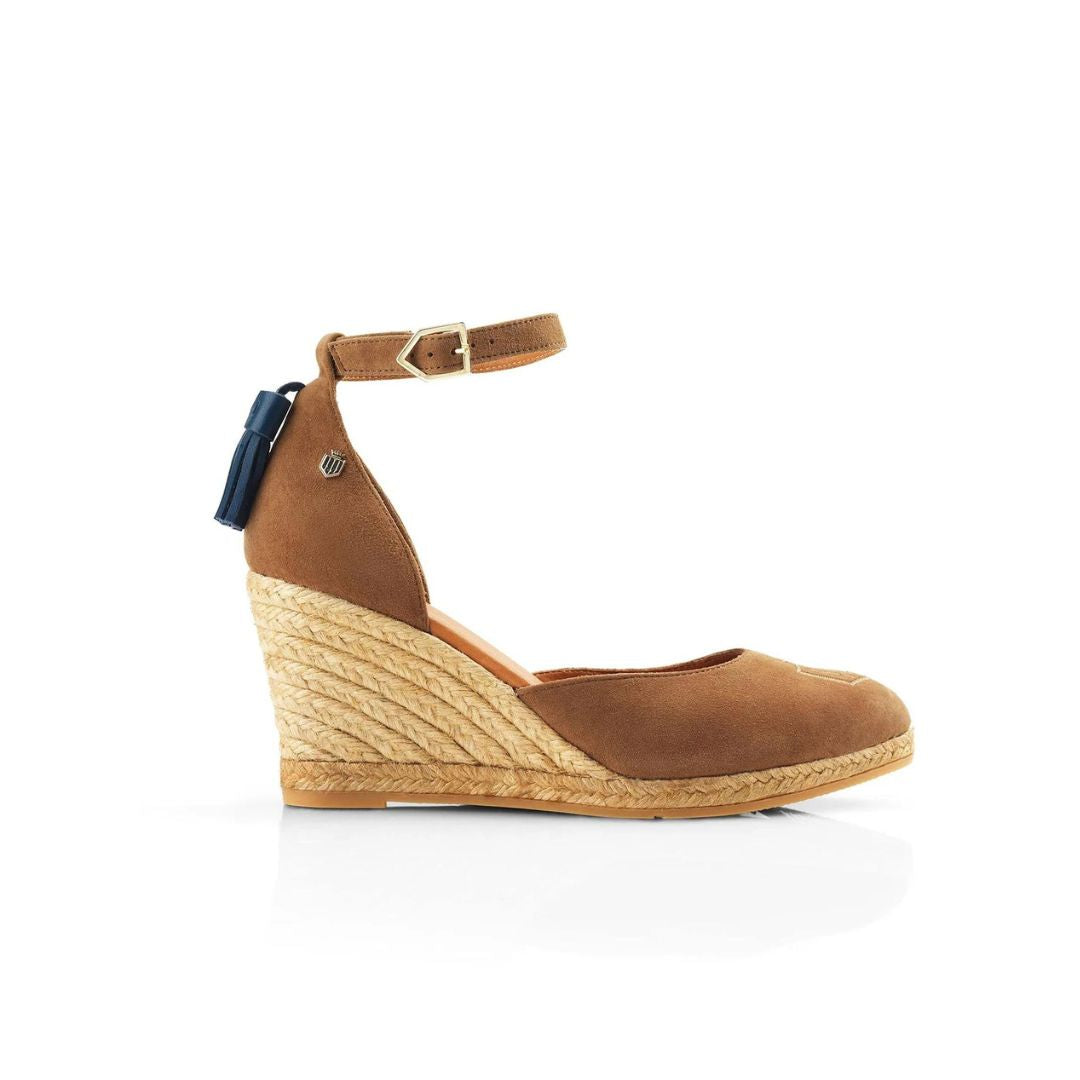 Fairfax & Favor Women's Monaco Wedge in Tan