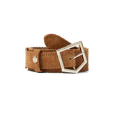 Fairfax & Favor Women's Regina Suede Belt in Tan