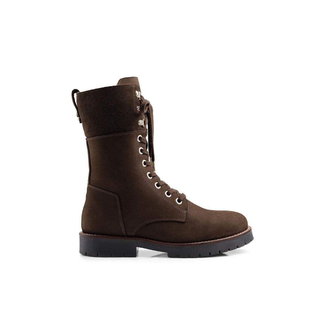 Fairfax & Favor Shearling Lined Anglesey Boots in Chocolate