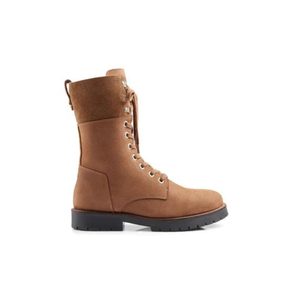 Fairfax & Favor Shearling Lined Anglesey Boots in Cognac