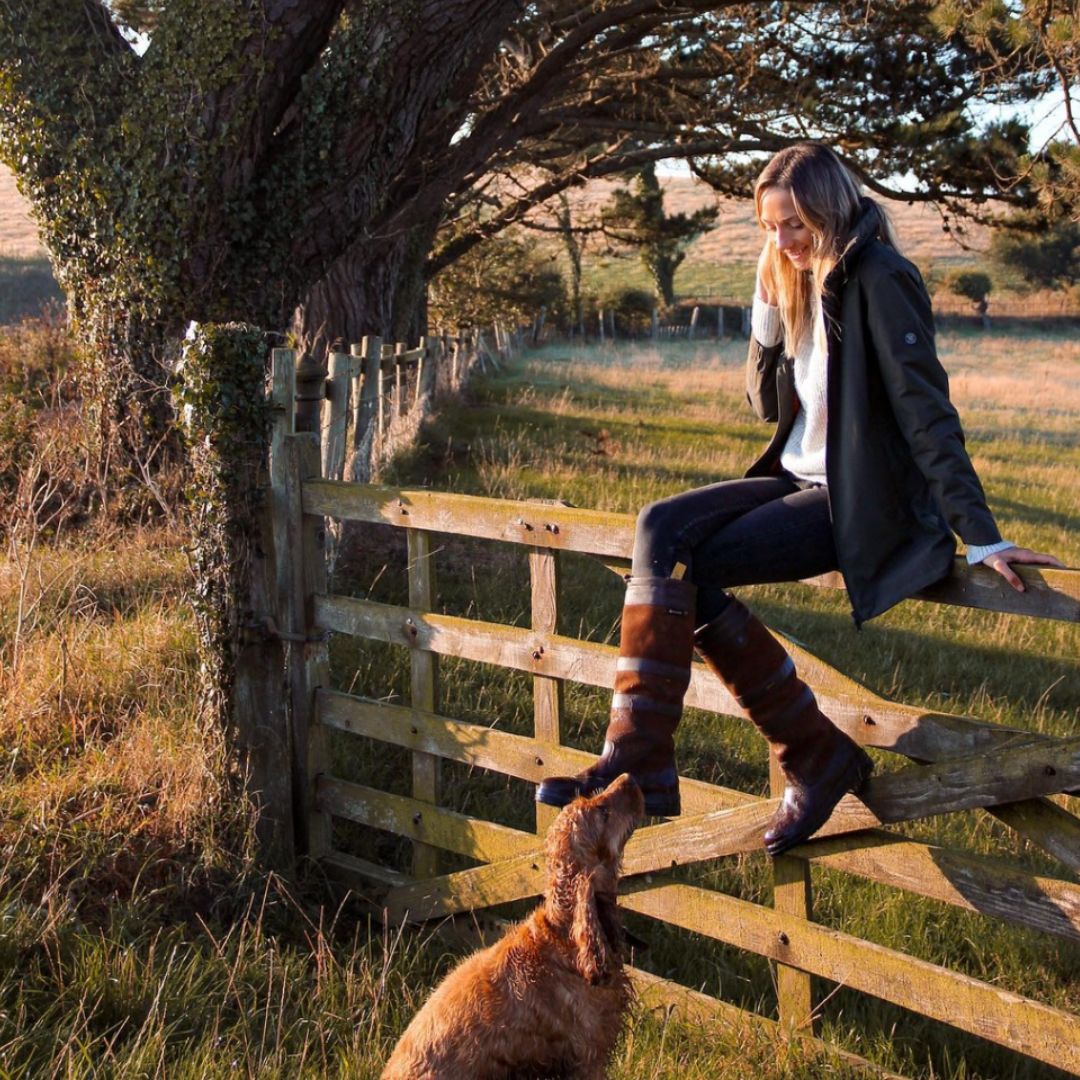 Dubarry Women's Galway Country Boot in Walnut