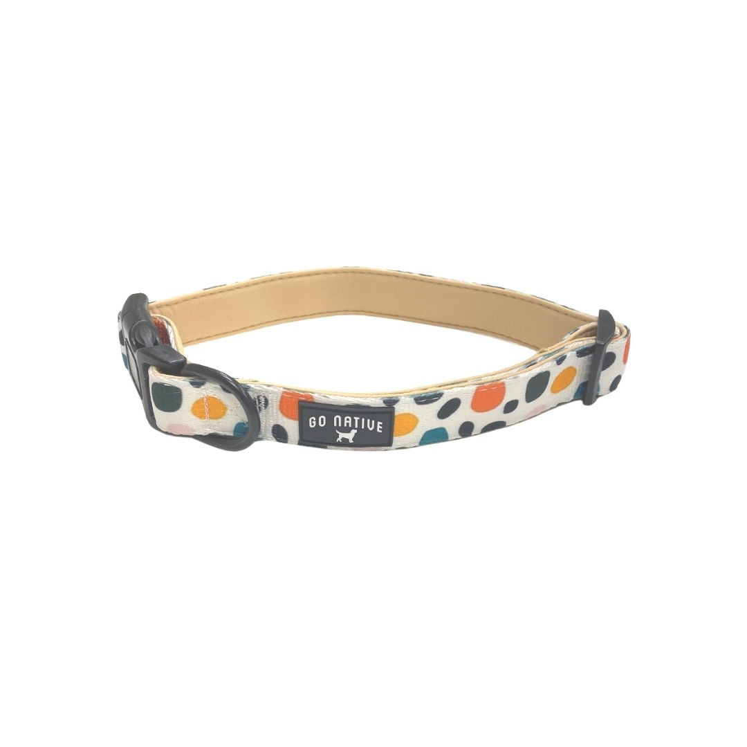 Go Native Dog Collar in Splot Print