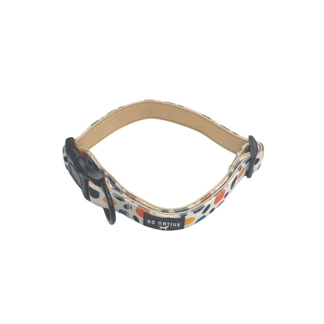 Go Native Dog Collar in Splot Print