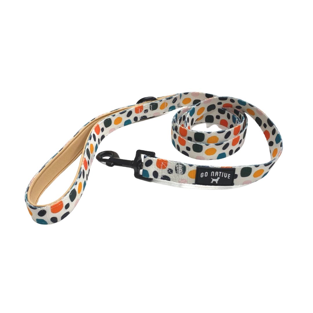 Go Native Dog Lead in Splot Print