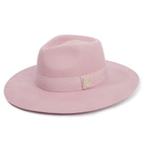 Hicks & Brown Oxley Fedora in Dusky Pink