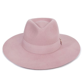 Hicks & Brown Oxley Fedora in Dusky Pink