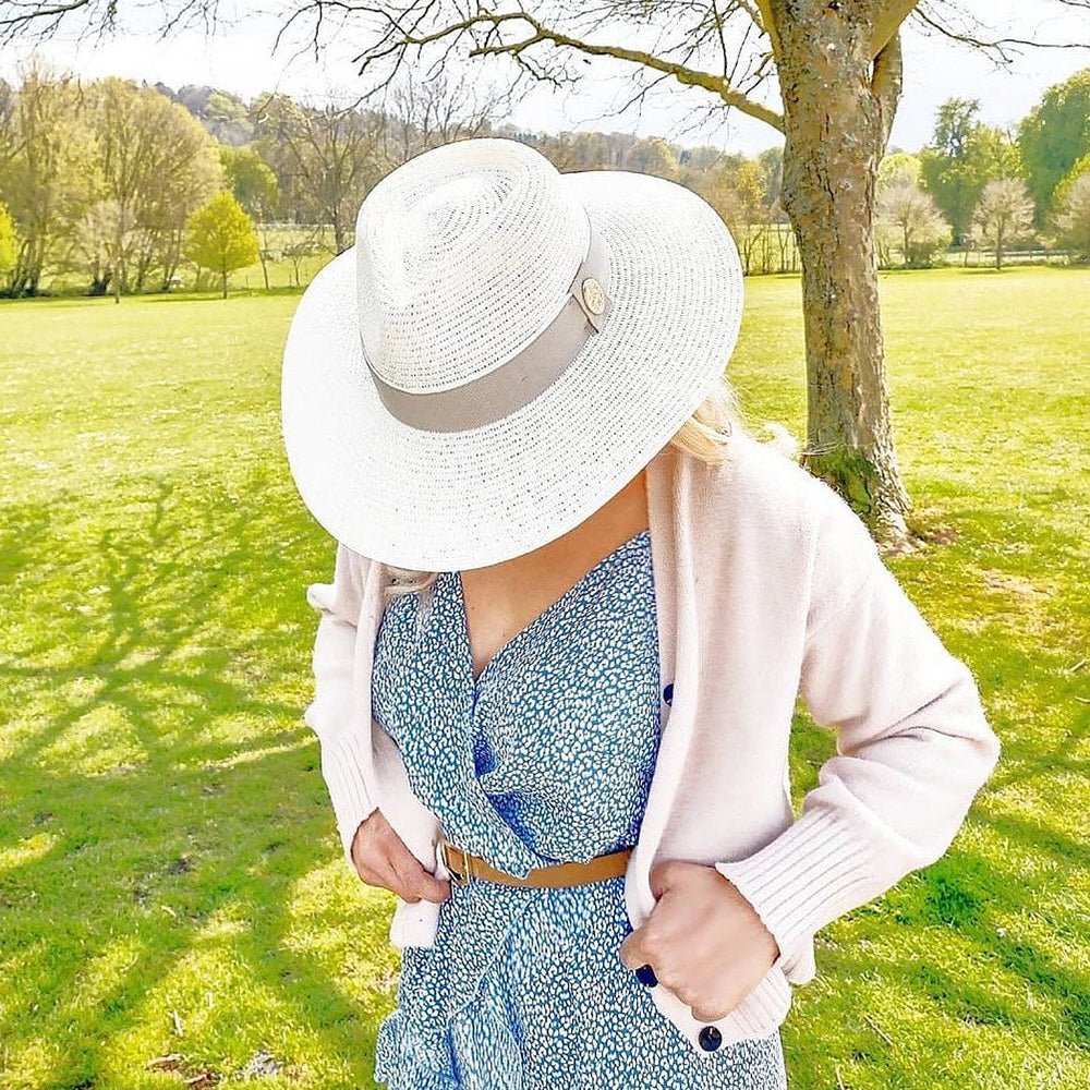 Hicks & Brown Hemley Fedora in Cream