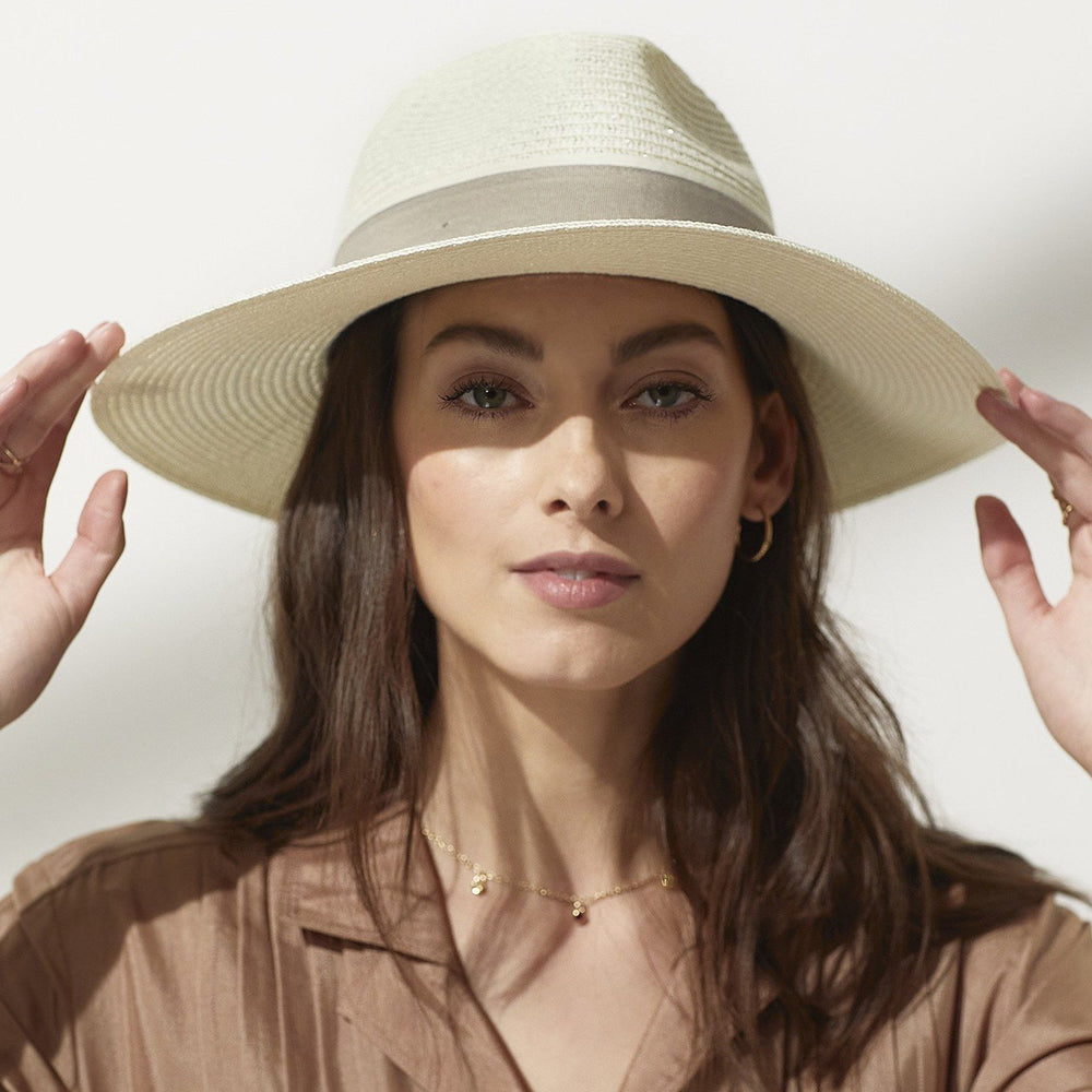 Hicks & Brown Hemley Fedora in Cream