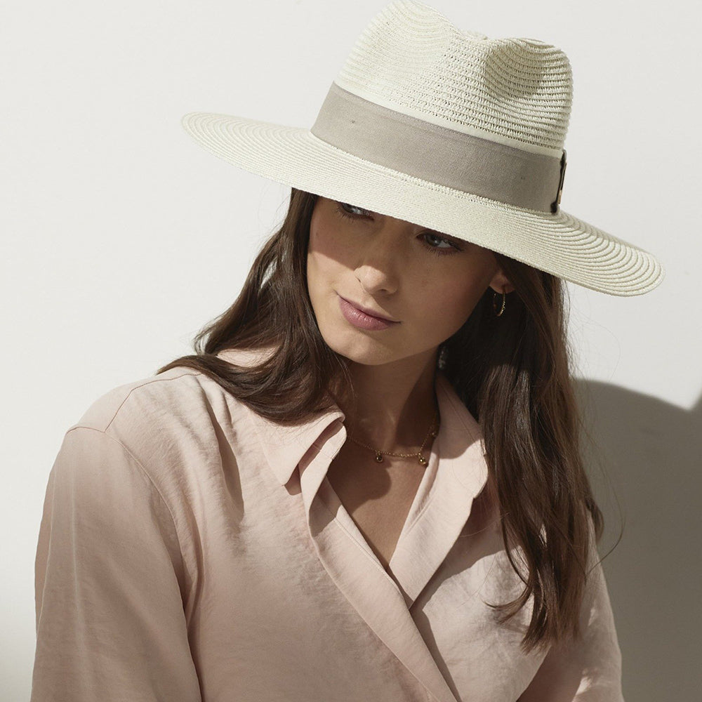 Hicks & Brown Hemley Fedora in Cream