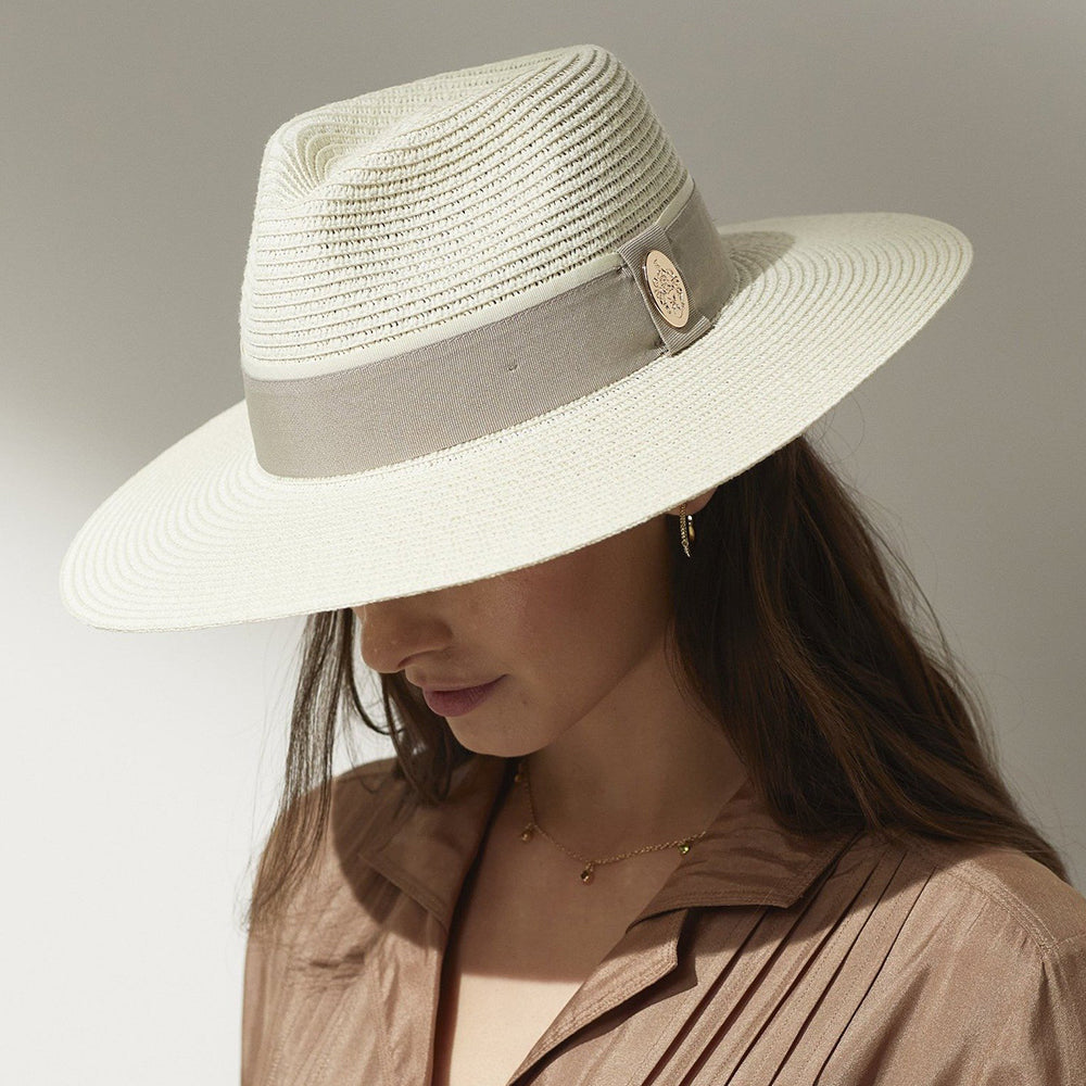 Hicks & Brown Hemley Fedora in Cream