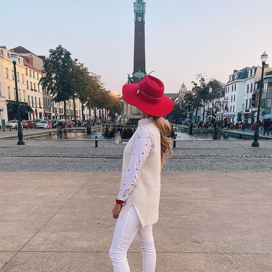 Hicks & Brown Oxley Fedora in Berry