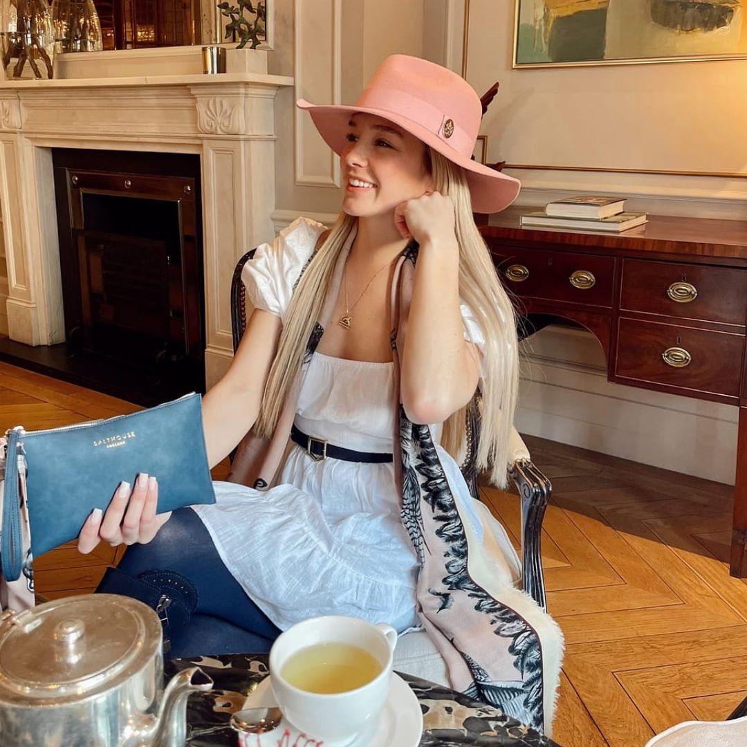 Hicks & Brown Oxley Fedora in Dusky Pink