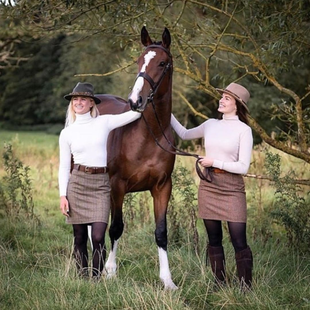 Hicks & Brown Suffolk Fedora in Olive Green with Pheasant Feather Wrap