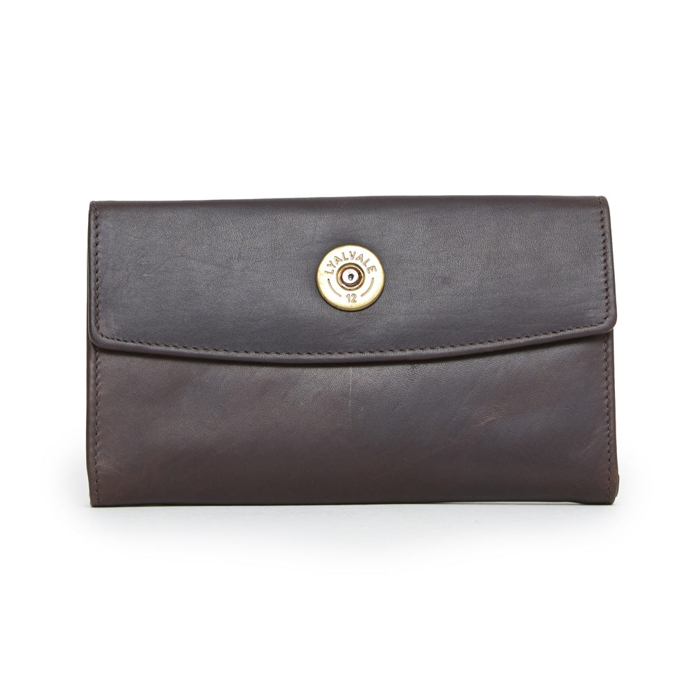 Hicks & Hide Hidcote Cartridge Purse Brown Leather - RedMillsStore.ie