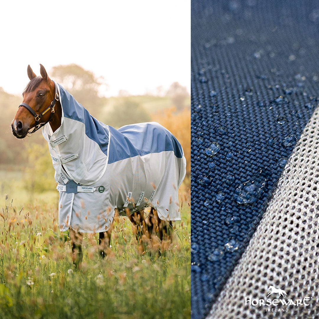Horseware Amigo AmECO Combi Lite Rug in Teal & Grey (0g)