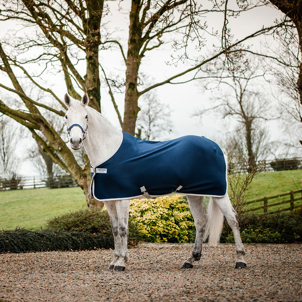 Horseware Amigo Jersey Cooler in Navy & Silver
