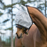 Horseware Amigo Fly Mask in Silver & Dark Grey