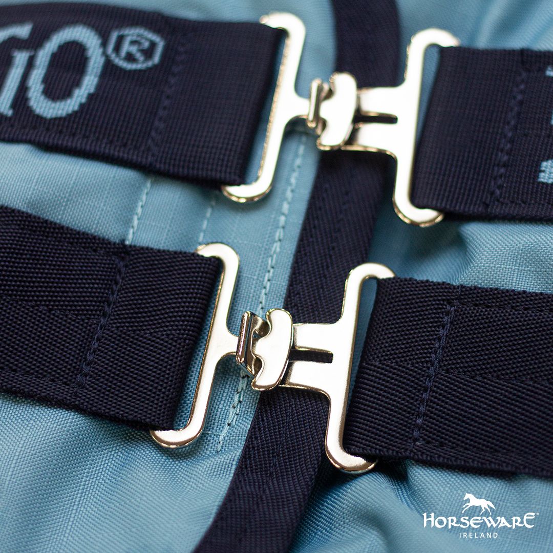 Horseware Amigo Hero Ripstop Plus Turnout Rug Lite in Delphinium Blue (100g)
