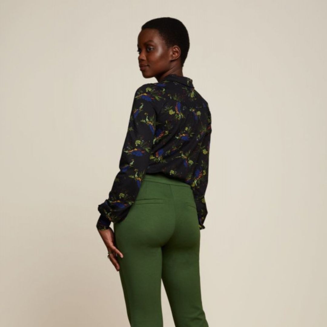 King Louie Women's Carine Blouse Radiant in Black