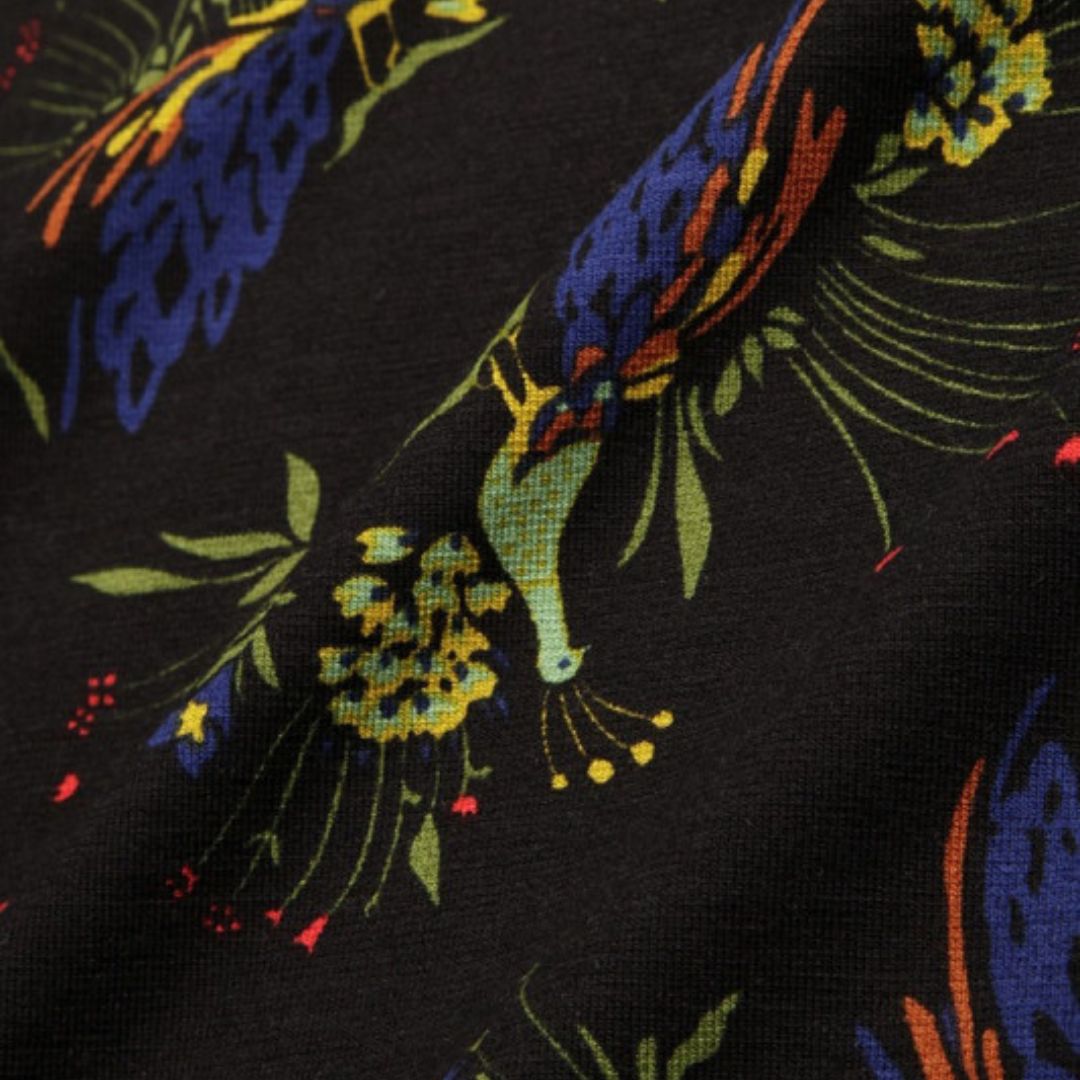 King Louie Women's Carine Blouse Radiant in Black