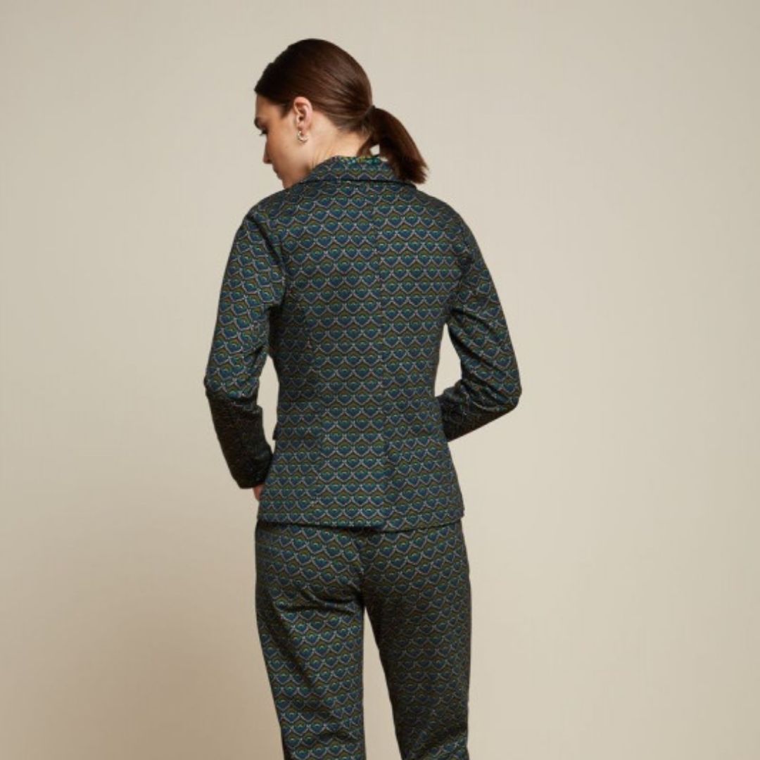 King Louie Women's Daisy Blazer in Adonis Black