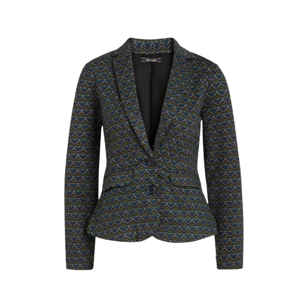 King Louie Women's Daisy Blazer in Adonis Black