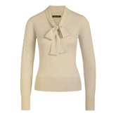 King Louie Women's Ellen Bow Top Cottonclub in Cream