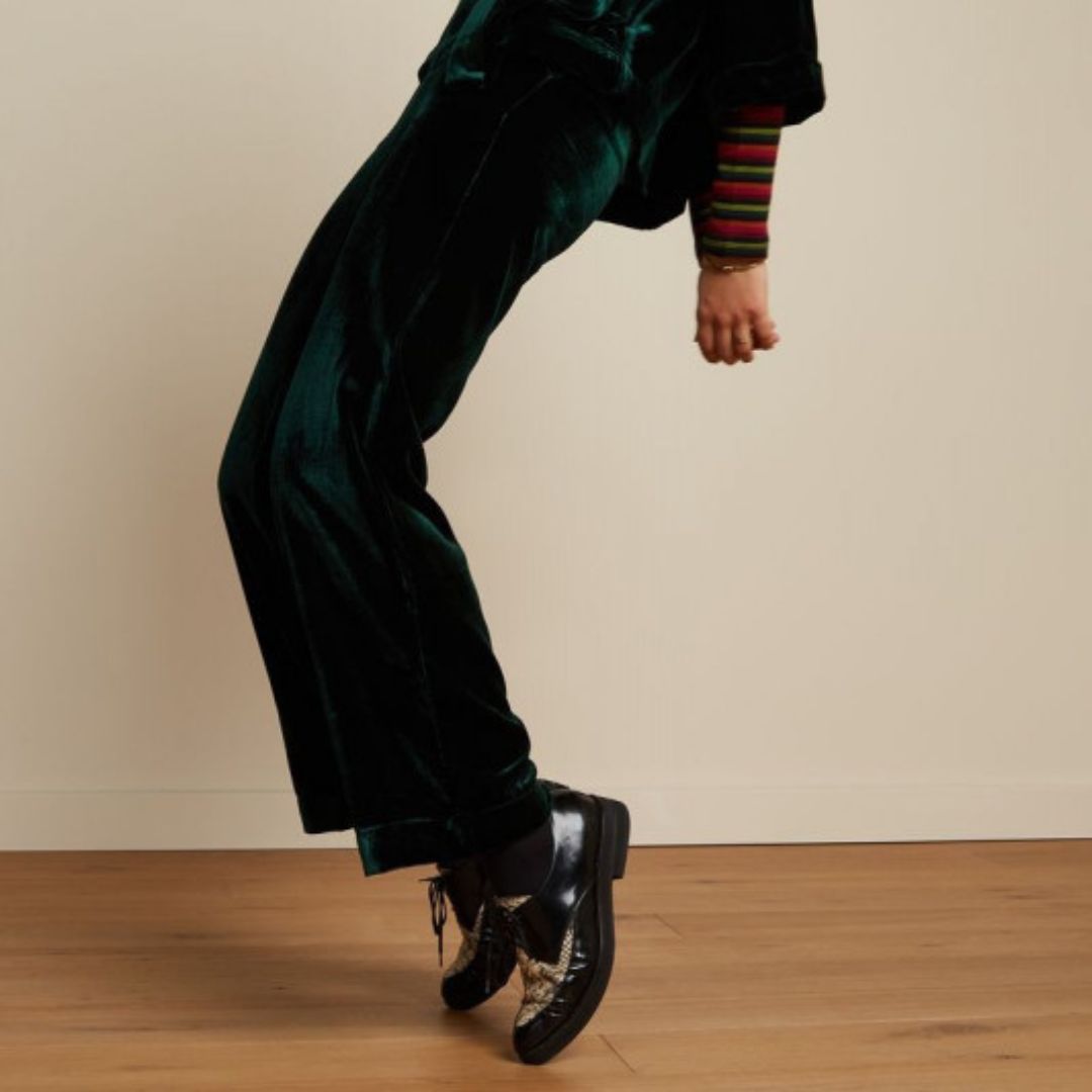 King Louie Women's Ethel Pants Rockstar in Pine Green
