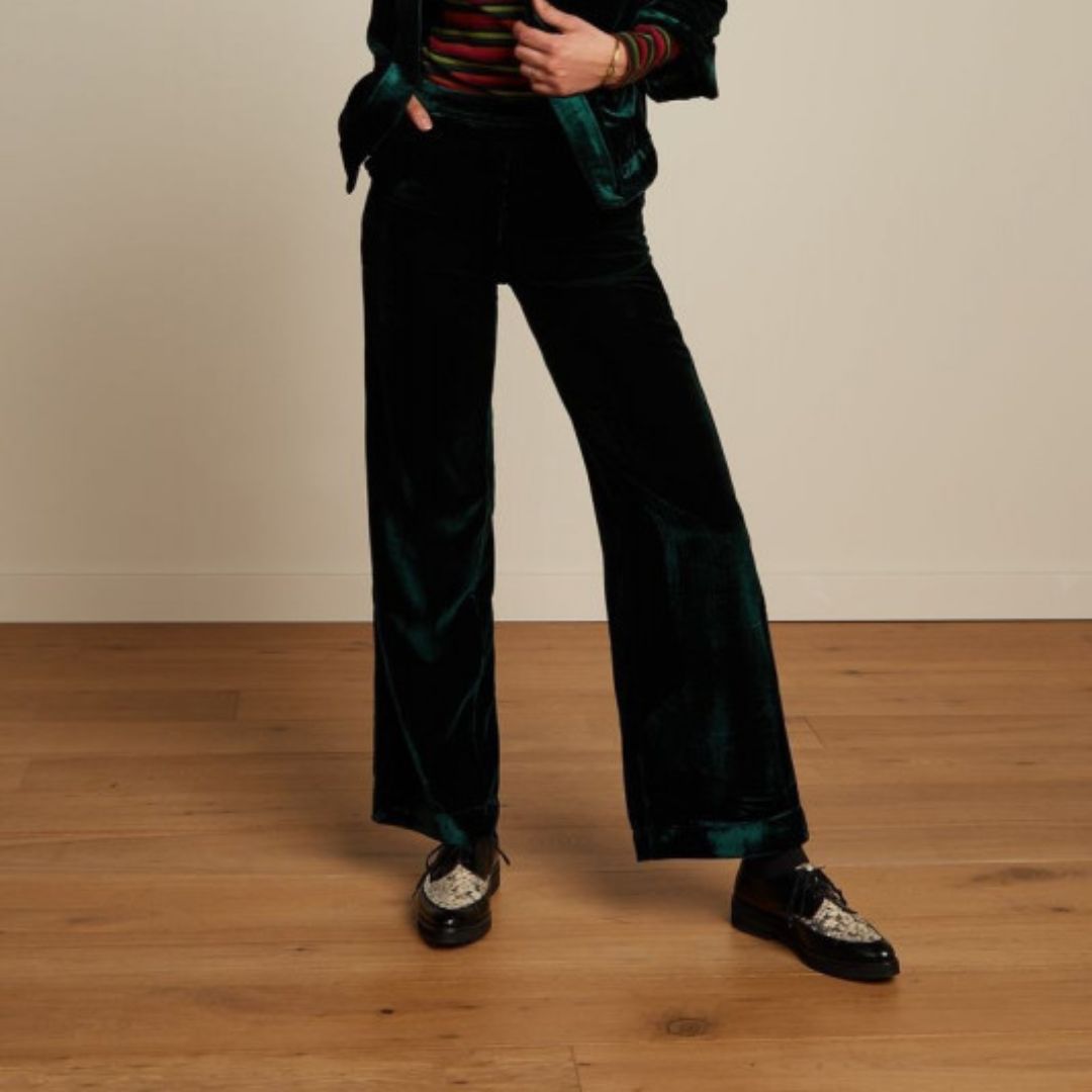 King Louie Women's Ethel Pants Rockstar in Pine Green