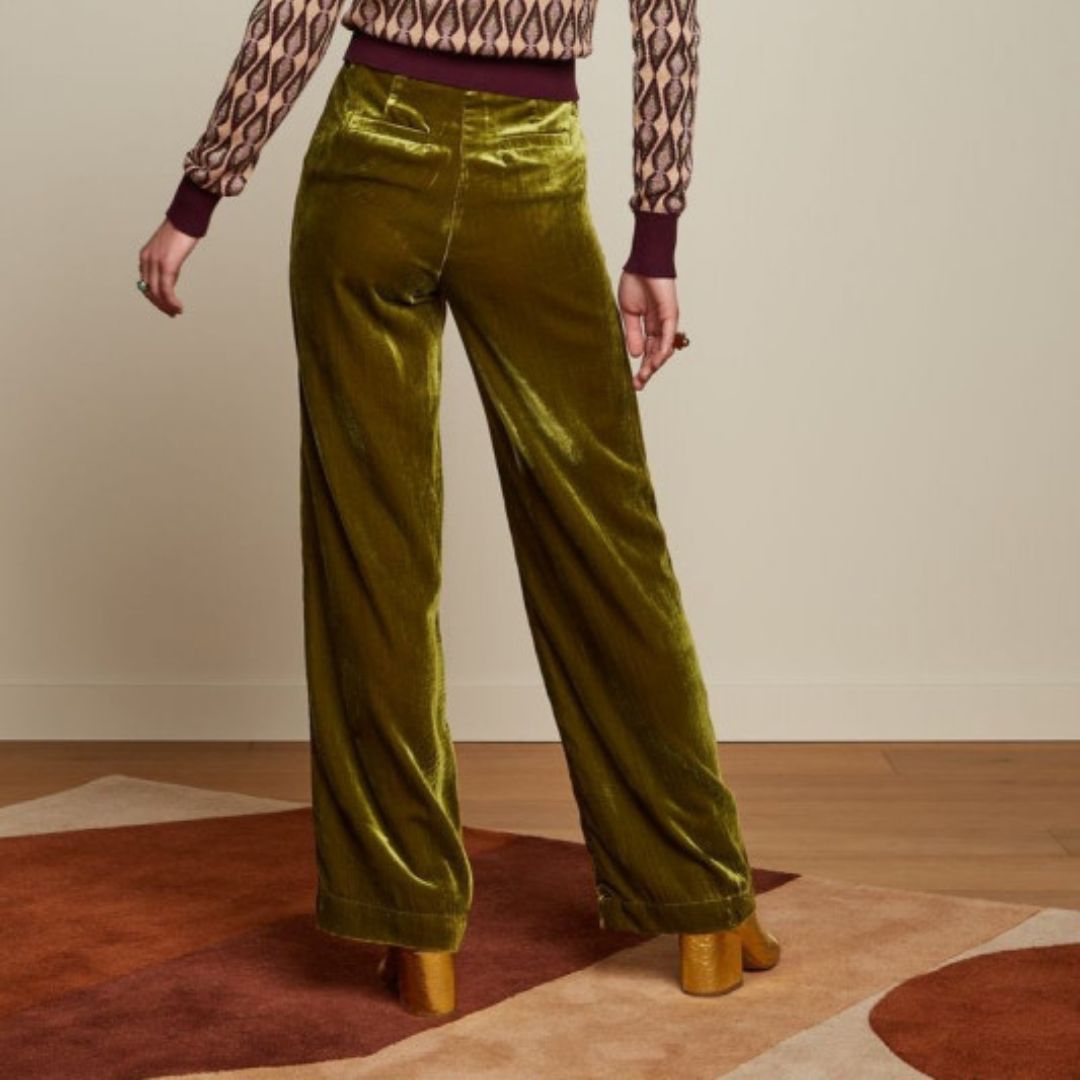 King Louie Women's Ethel Pants Rockstar in Posey Green