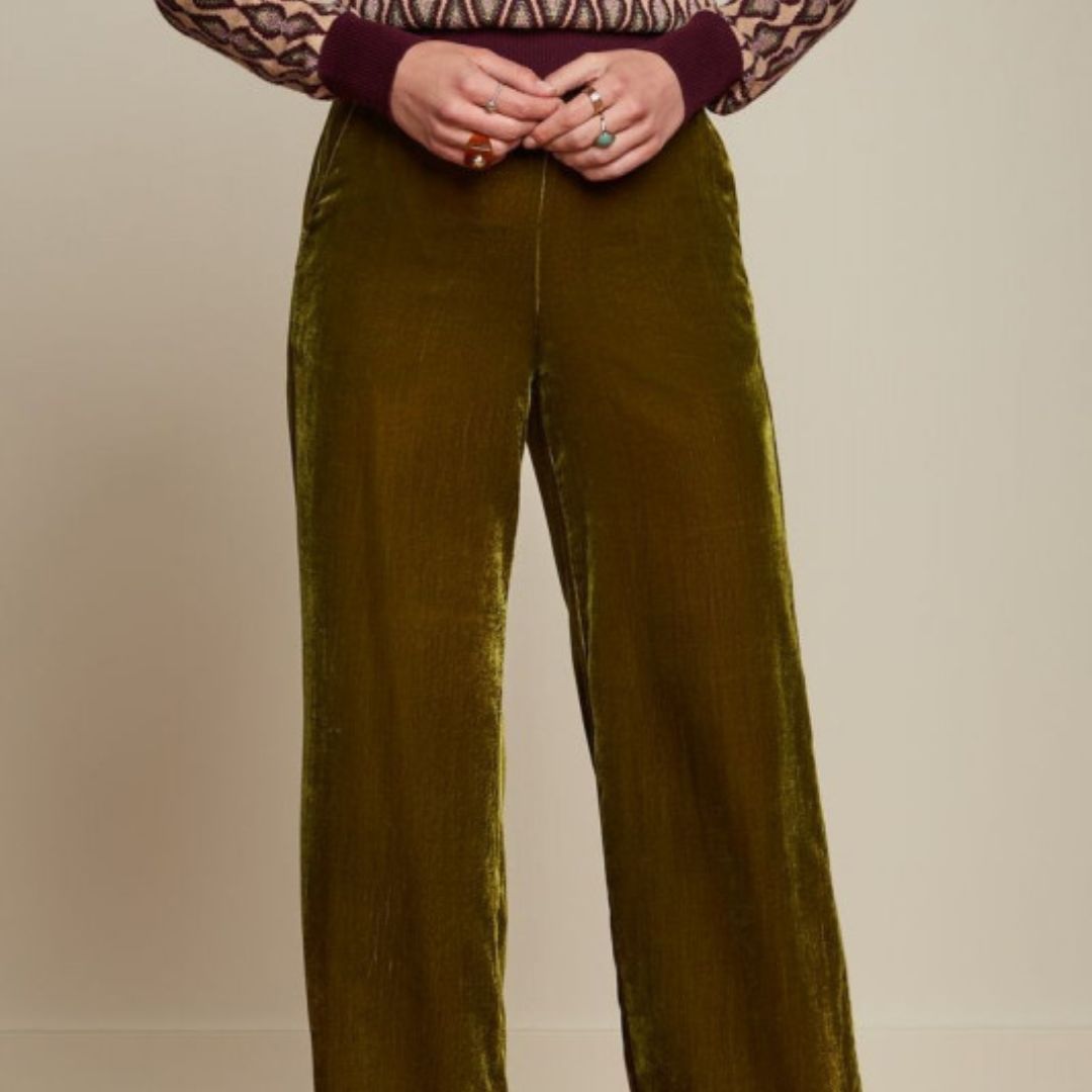 King Louie Women's Ethel Pants Rockstar in Posey Green