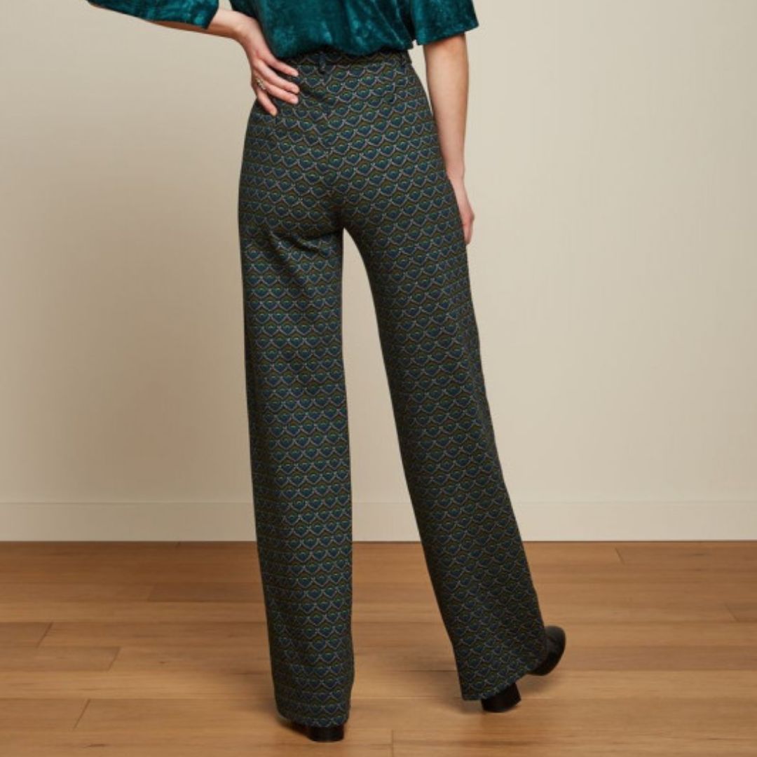 King Louie Women's Garbo Pocket Pants in Adonis Black