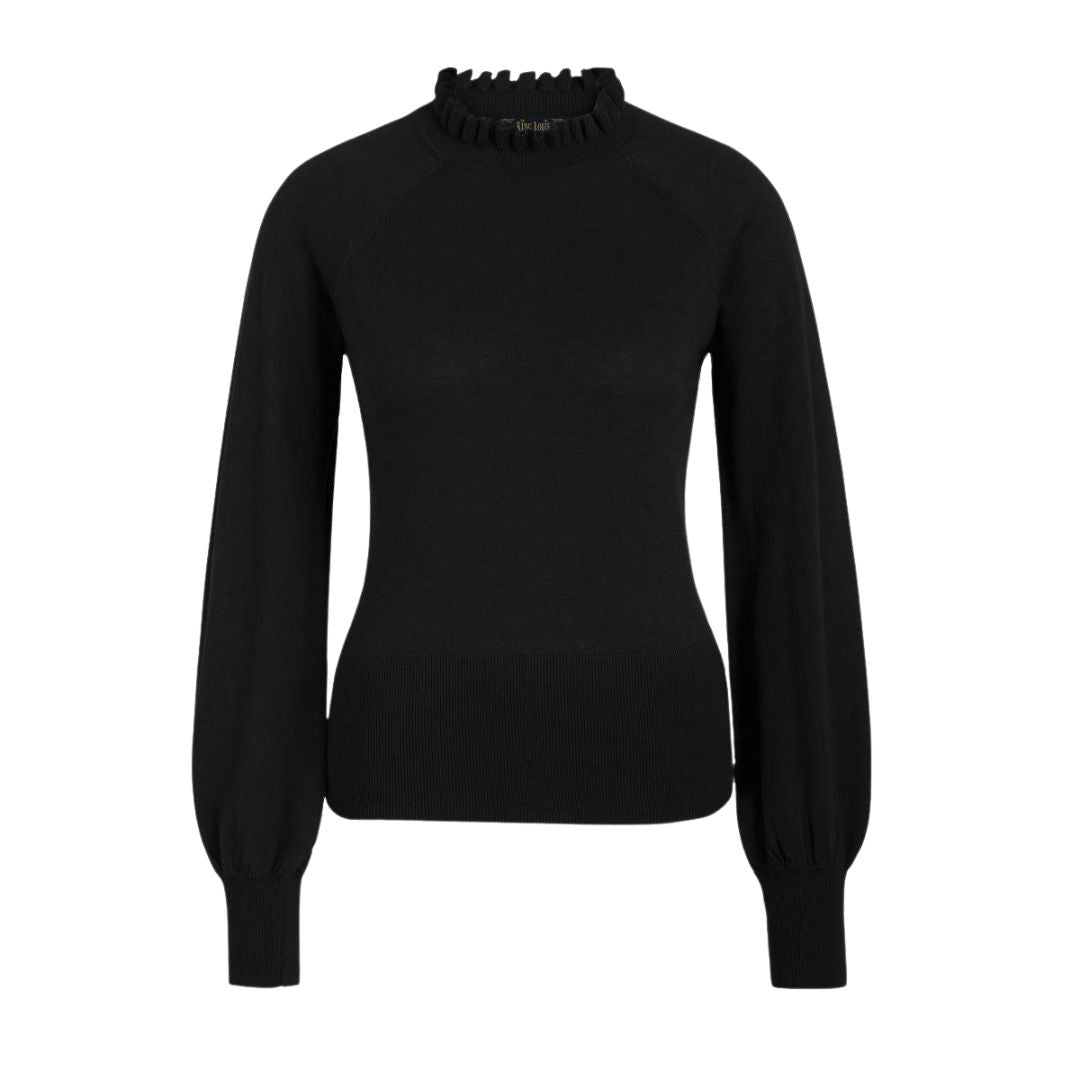 King Louie Women's Izu Bell Top Cocoon in Black