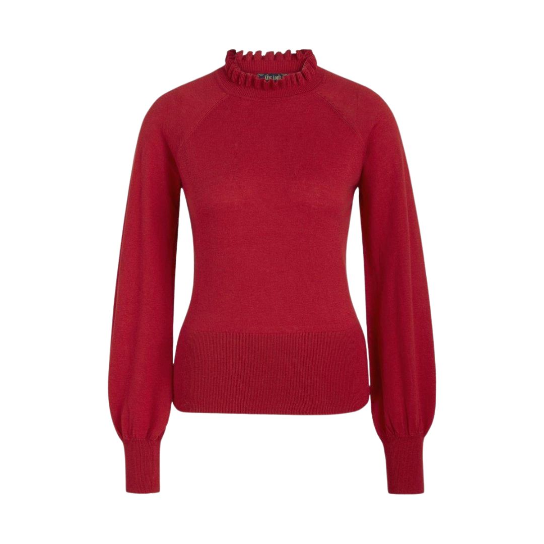 King Louie Women's Izu Bell Top Cocoon in Icon Red