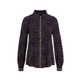 King Louie Women's Maisie Blouse Abbey in Ink Blue