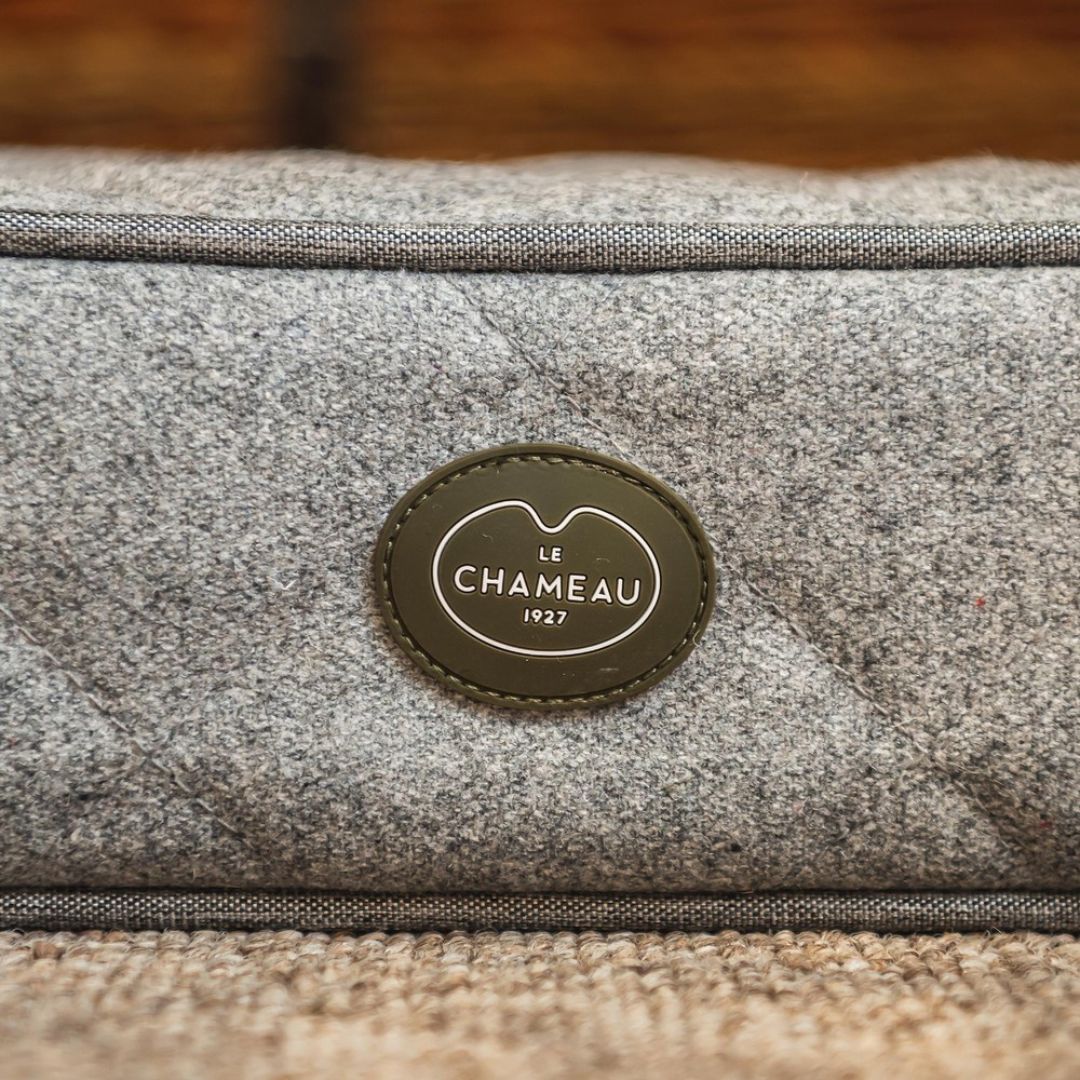 Le Chameau Cushion Dog Bed in Grey