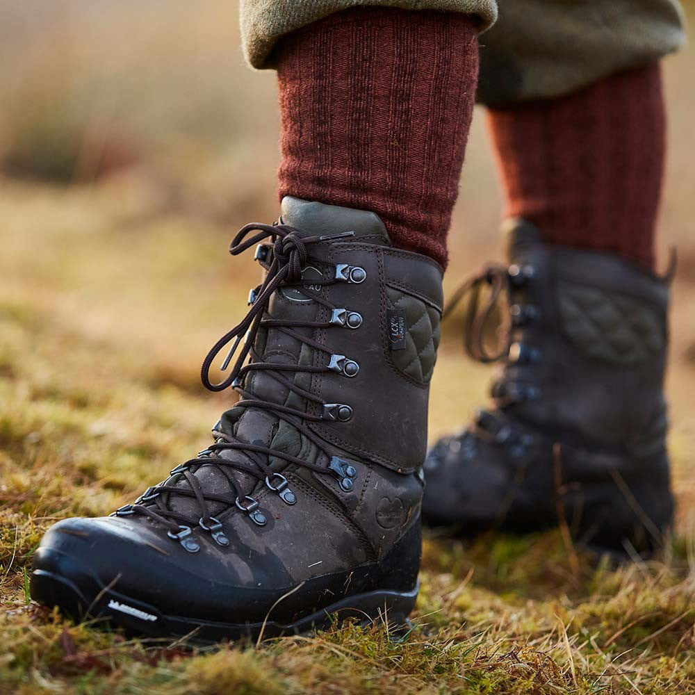 Le Chameau Men's Lite LCX 10'' Stalking Boot in Marron