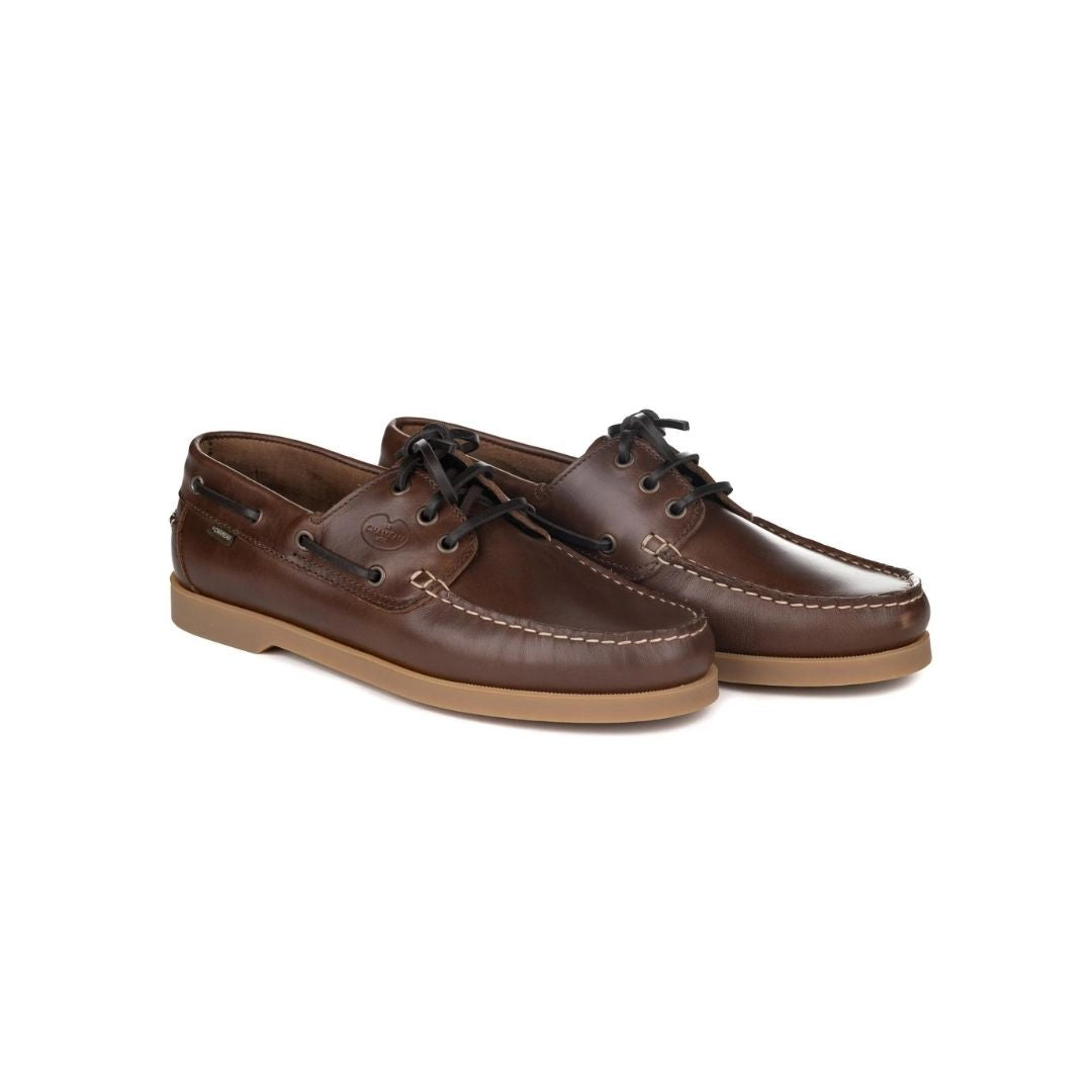 Le Chameau Men's Galion Homme Deck Shoes in Marron