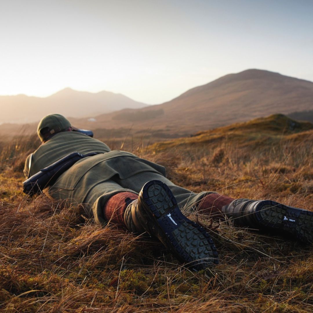 Le Chameau Men's Lite LCX 12'' High Boot in Marron