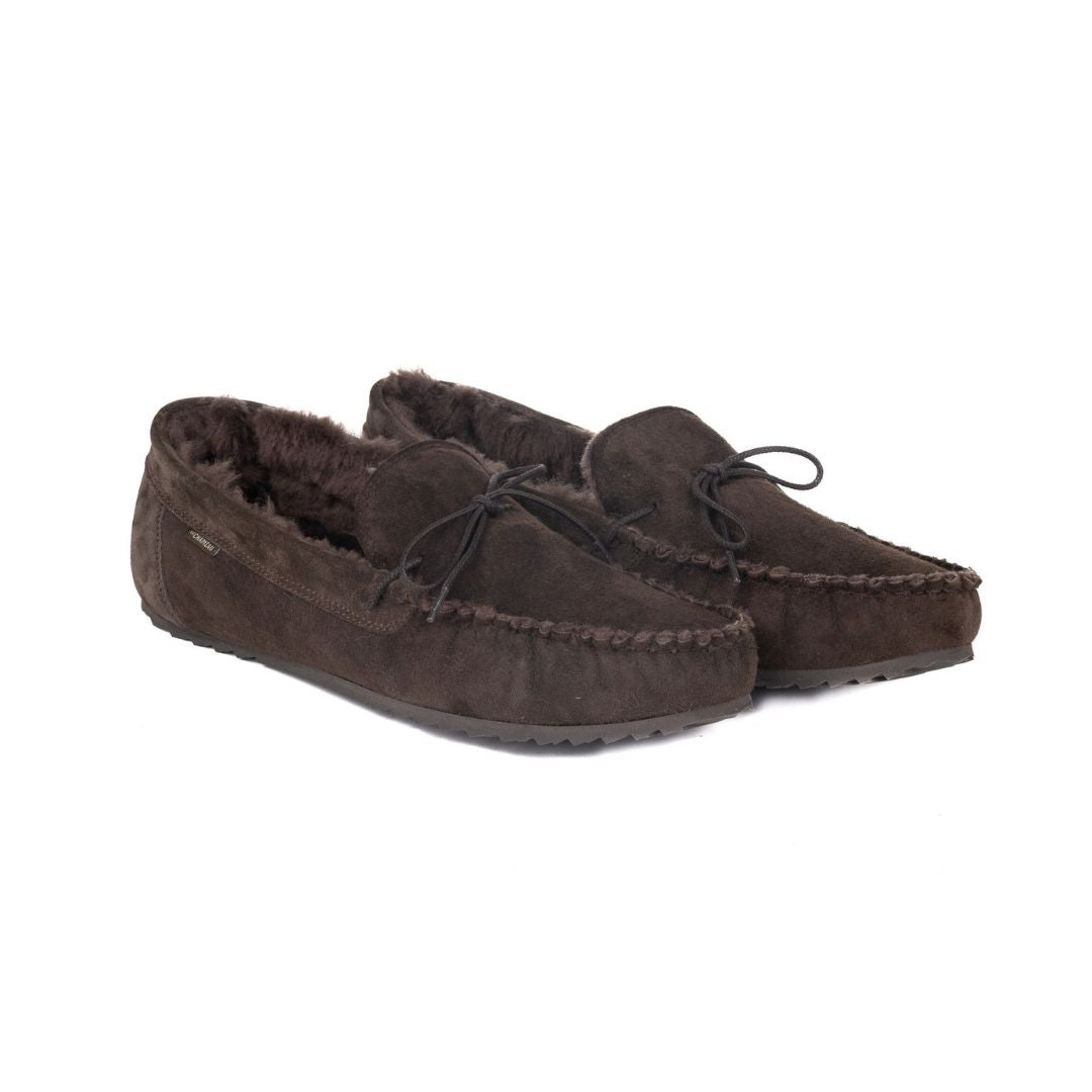 Le Chameau Men's Moccasin Maison in Marron Fonce