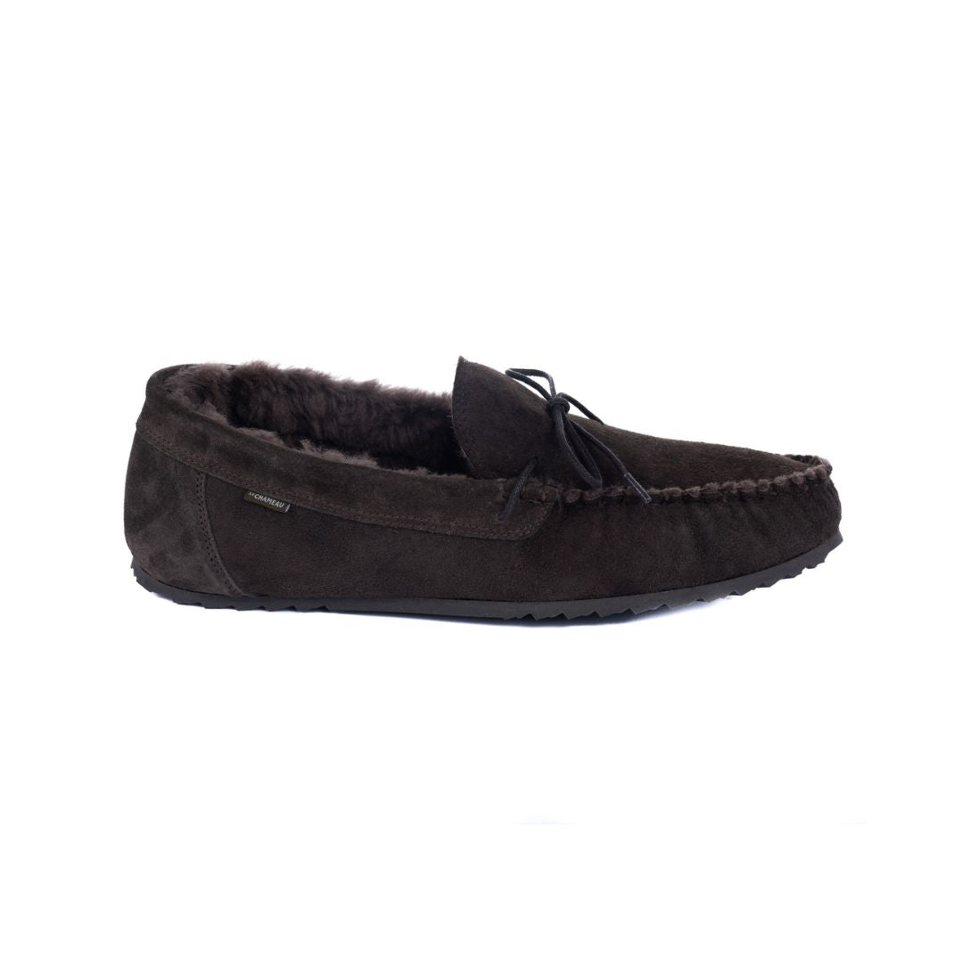 Le Chameau Men's Moccasin Maison in Marron Fonce