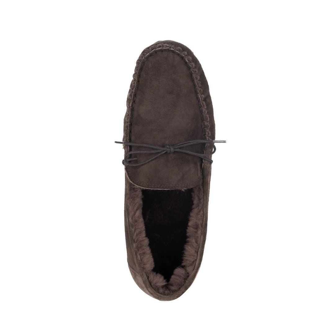 Le Chameau Men's Moccasin Maison in Marron Fonce