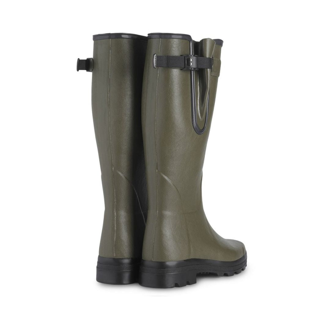 Le Chameau Men's Vierzon Jersey Lined Boot in Vert Chameau
