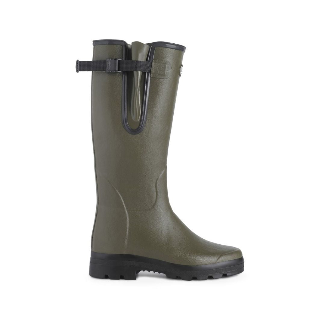 Le Chameau Men's Vierzon Jersey Lined Boot in Vert Chameau